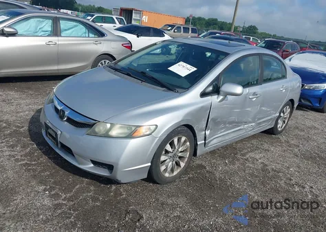 2010 Honda Civic Ex-L из США, поврежденный, VIN 19XFA1F91AE055553